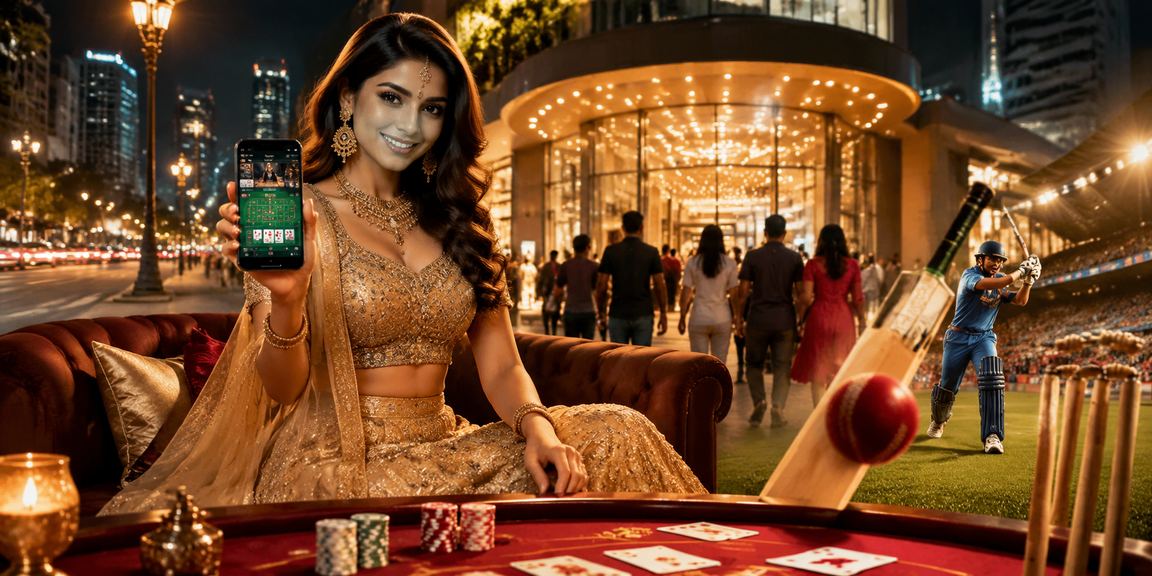 User placing a mobile bet in India